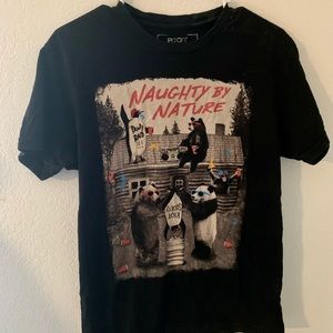 Naughty By Nature Graphic T-Shirt Men’s Size Small by Riot Society
